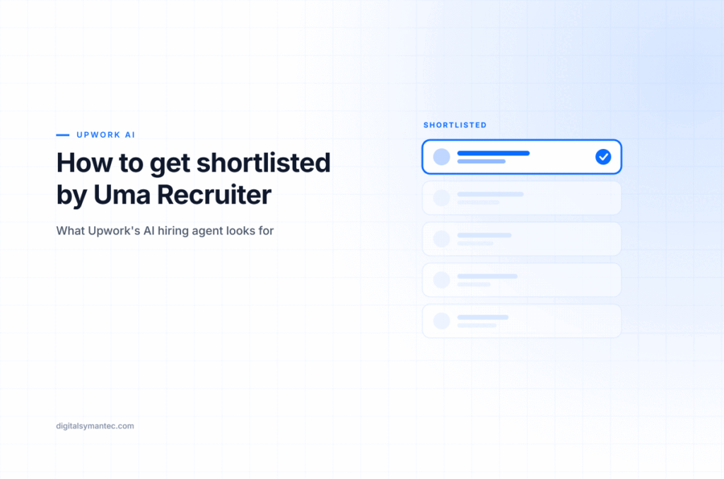 How to get shortlisted by Uma Recruiter, Upwork's AI hiring agent